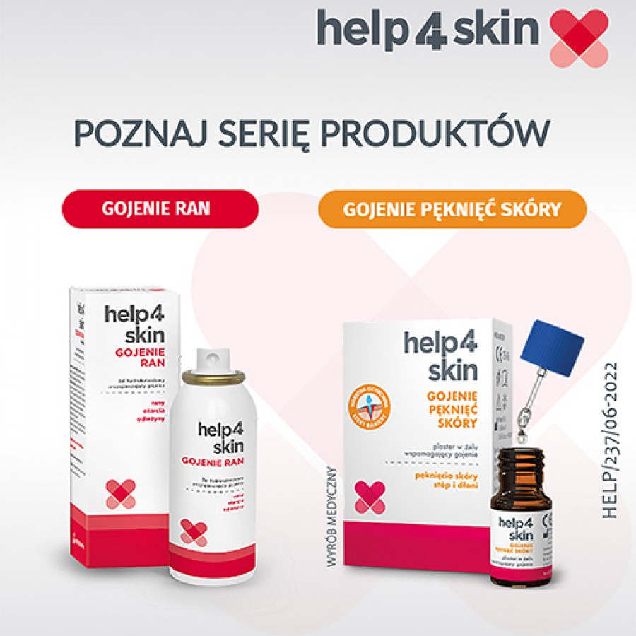 Zdjęcie produktu - 5 Help4skin Gojenie oparzeń żel - 75 g
