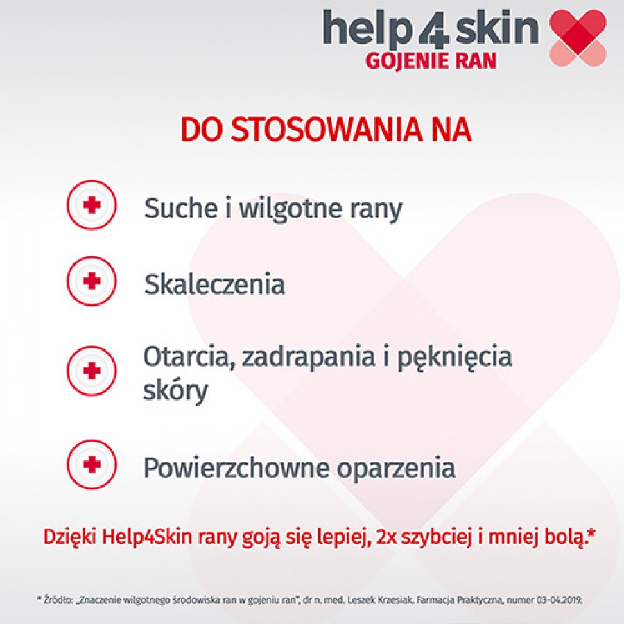 Zdjęcie produktu - 2 Help4skin Gojenie ran żel - 20 g