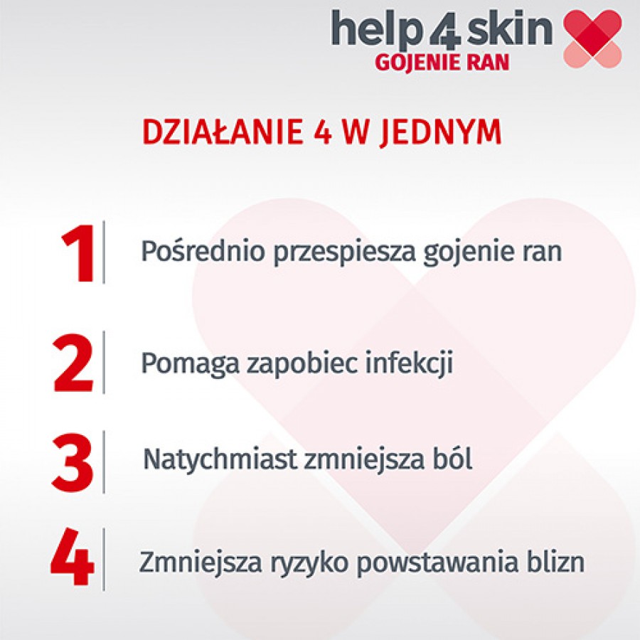 Zdjęcie produktu - 3 Help4skin Gojenie ran żel - 20 g