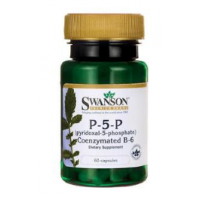 Miniaturka artykułu - #0 SWANSON P-5-P Witamina B-6 20mg - 60 kapsułek