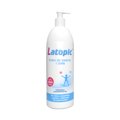 Zdjęcie produktu - 0 Latopic Krem do twarzy i ciała, 500 ml