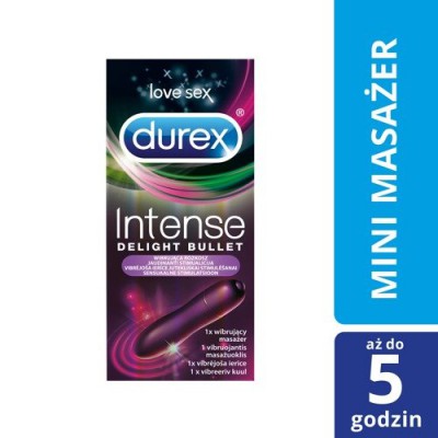Miniaturka artykułu - #0 Durex Intense Delight Bulllet Mini masażer, 1 sztuka