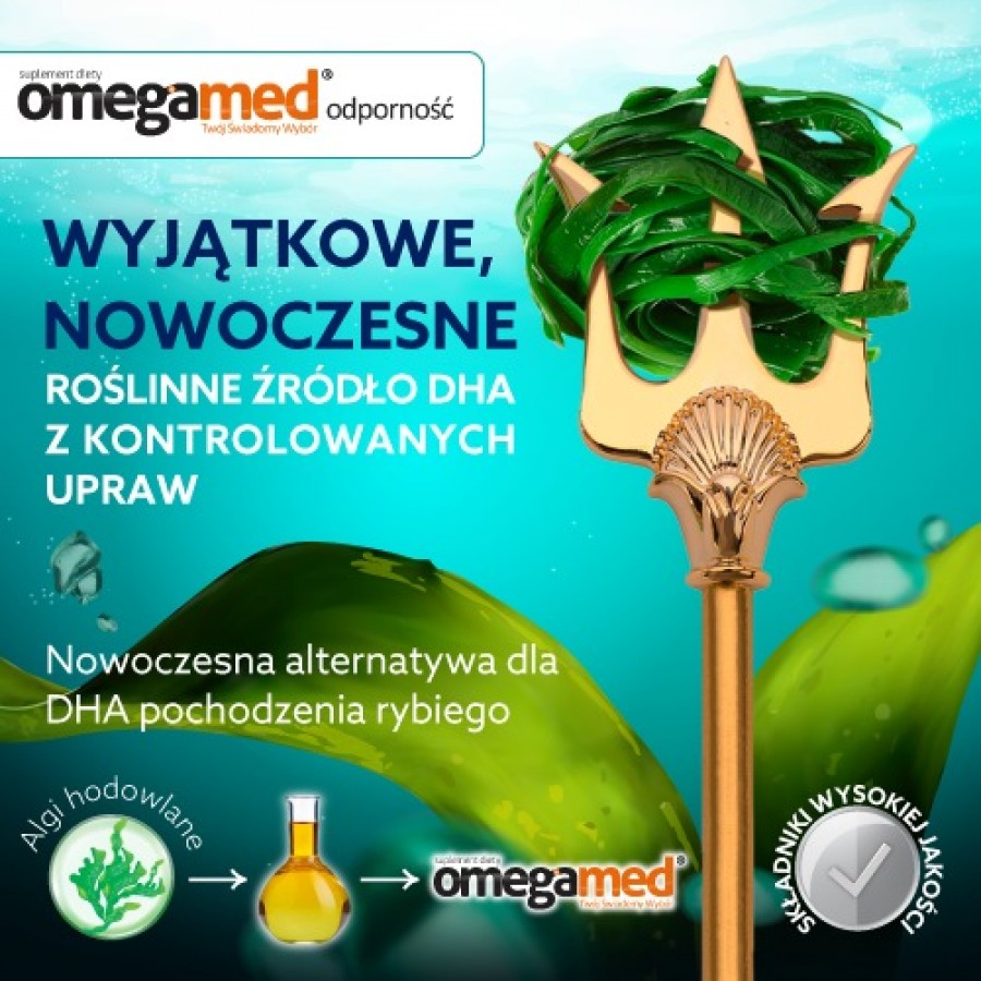 Zdjęcie produktu - 3 Omegamed Odporność 1+ Syrop, 140 ml - suplement diety dla dzieci