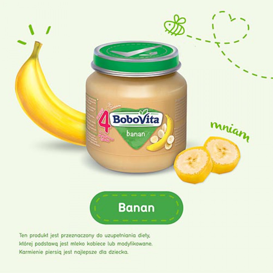 Zdjęcie produktu - 2 BoboVita Deserek banan - 125g