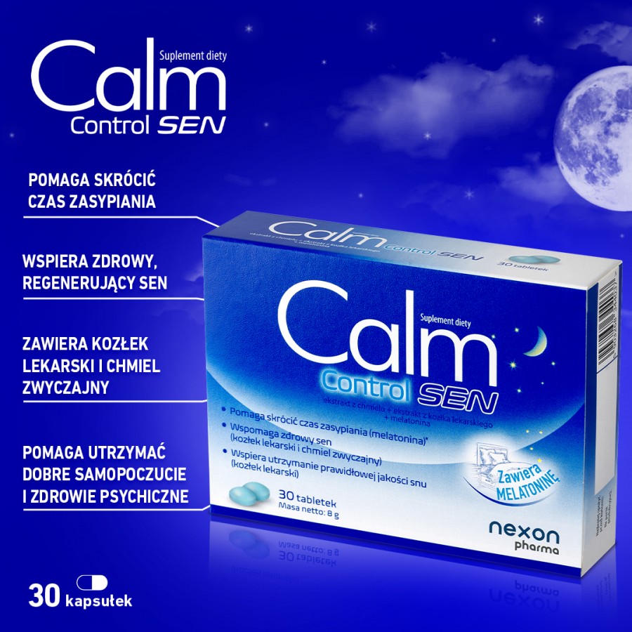 Miniaturka artykułu - #0 Calm Control Sen, 30 tabl.