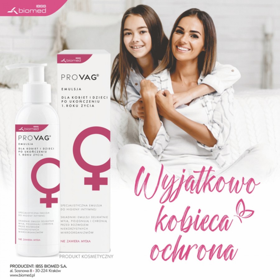 Miniaturka artykułu - #1 PROVAG Emulsja do higieny intymnej, 300ml