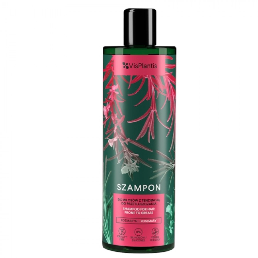 Miniaturka artykułu - #0 Vis Plantis Szampon do włos&oacute;w tłustych - 400ml