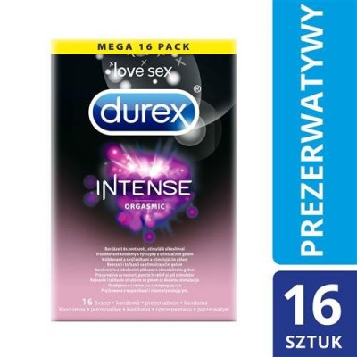 Miniaturka artykułu - #0 DUREX Intense Prezerwatywy, 16 sztuk