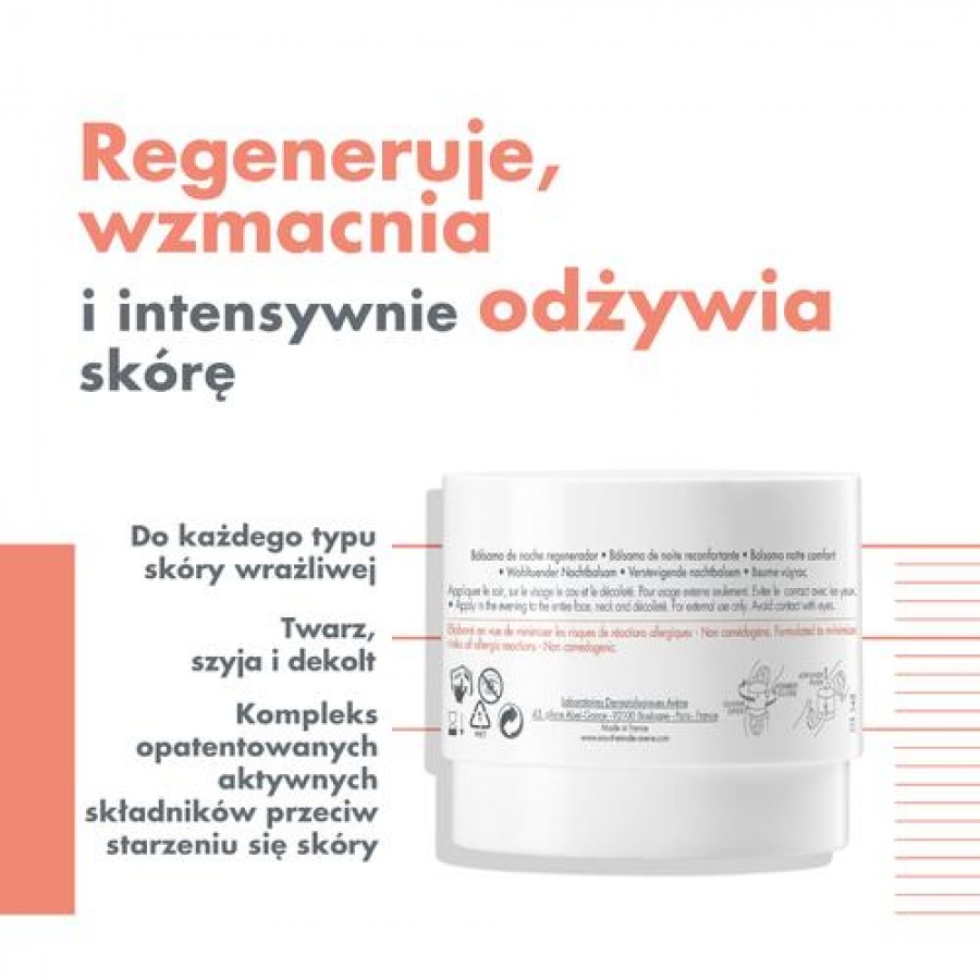 Zdjęcie produktu - 2 AVENE DermAbsolu Krem na noc, 40ml
