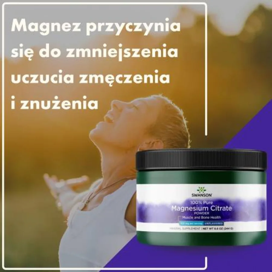 #2 – SWANSON Cytrynian Magnezu 100% 244g