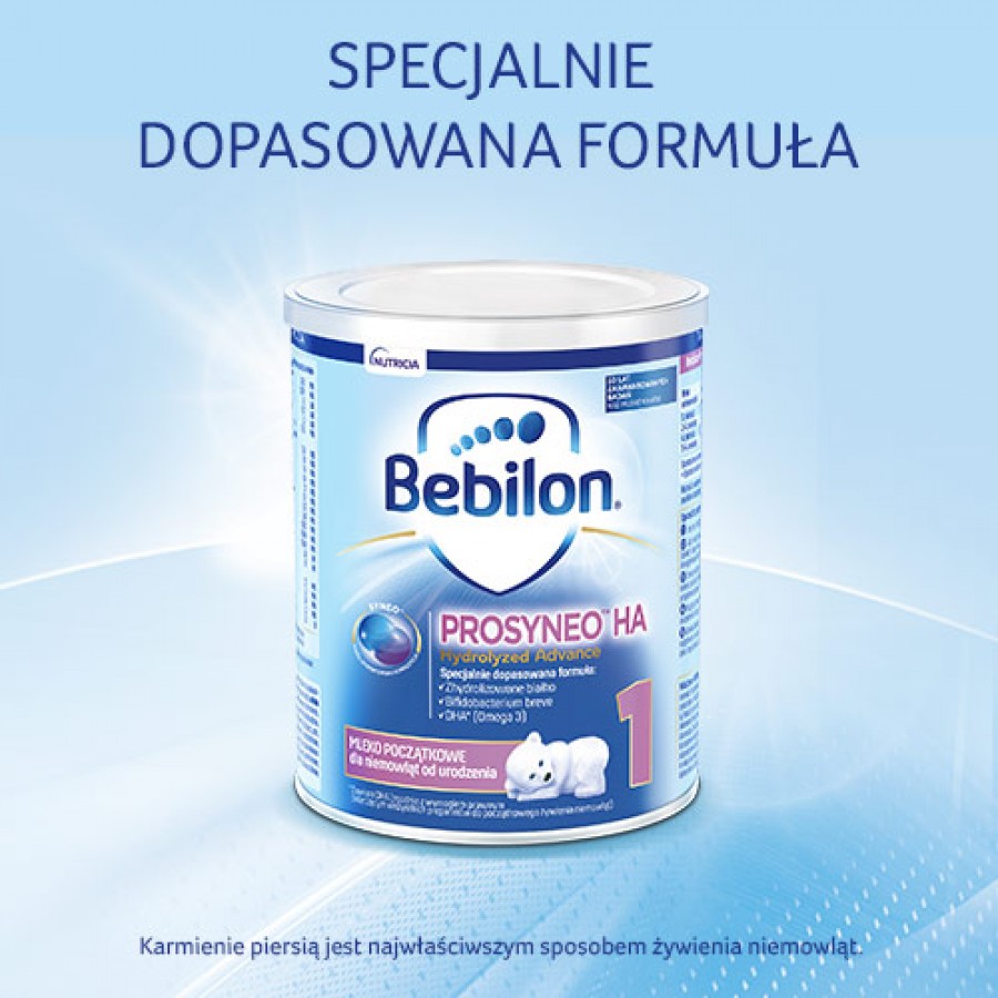 Miniaturka artykułu - #1 Bebilon PROSYNEO HA 1 Specjalistyczne mleko początkowe proszek, 400g