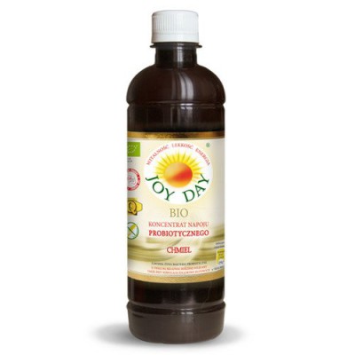 Miniaturka artykułu - #0 JOY DAY Koncentrat napoju probiotycznego Chmiel, 500 ml