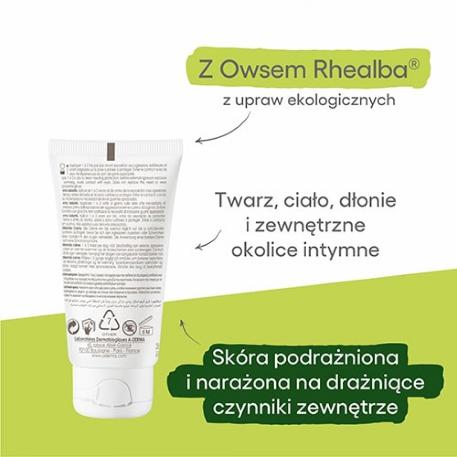 Zdjęcie produktu - 4 A-DERMA DERMALIBOUR+ BARRIER Krem ochronny, 50ml