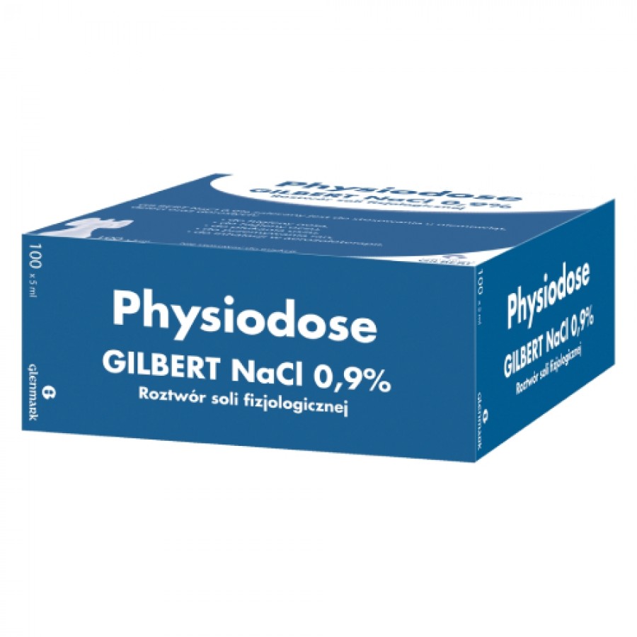 Miniaturka artykułu - #0 Gilbert NaCl 0,9% Roztw&oacute;r soli fizjologicznej - 100x5ml
