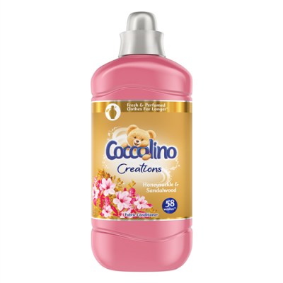 Miniaturka artykułu - #0 COCCOLINO Creations Płyn do płukania Koncentrat Złoty Drzewo sandałowe 1,45L (58 prań)