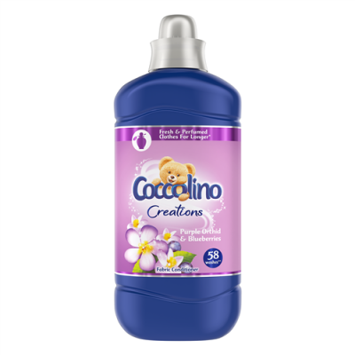 Miniaturka artykułu - #0 COCCOLINO Creations Płyn do płukania Koncentrat Fioletowy Orchidea 1,45L (58 prań)