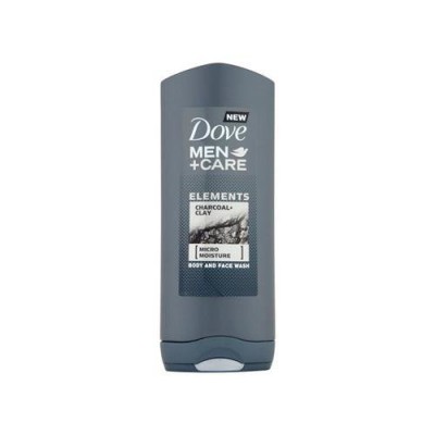 Miniaturka artykułu - #0 Dove Men+Care Elements Charcoal+Clay Żel pod prysznic, 400 ml