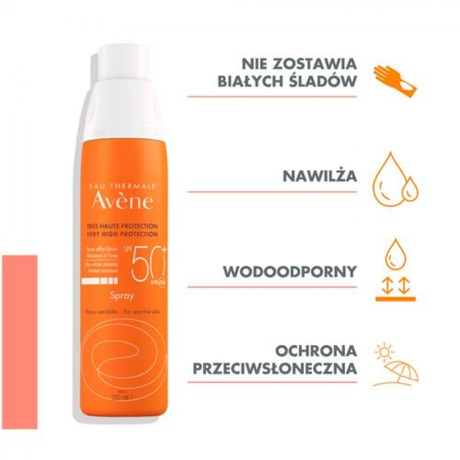 Miniaturka artykułu - #0 Avene SUN Spray SPF50+, 200ml