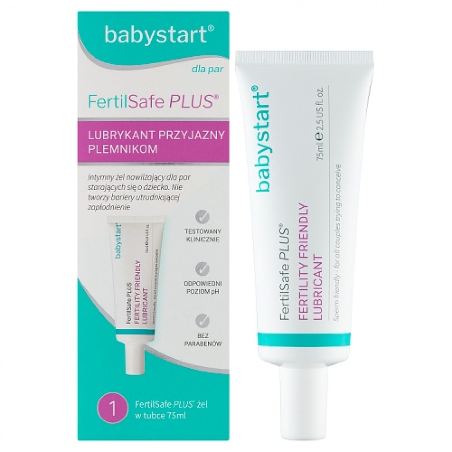 Miniaturka artykułu - #0 FertilSafe Plus Żel intymny nawilżający, 75ml