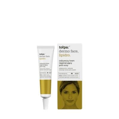 Miniaturka artykułu - #0 Tołpa lipidro, odżywczy krem regenerujący pod oczy, 10 ml