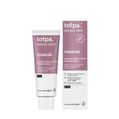 Miniaturka artykułu - #0 Tołpa rosacal, regenerujący krem wzmacniający NOC, 40 ml
