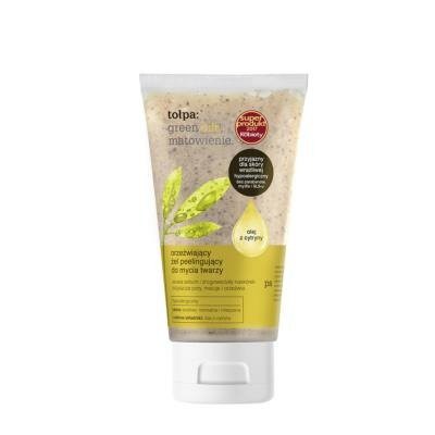 Miniaturka artykułu - #0 Tołpa green oils orzeźwiający żel peelingujący do mycia twarzy, 150 ml