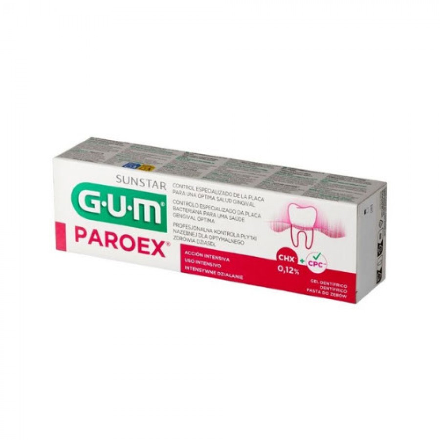 Miniaturka artykułu - #0 Sunstar GUM Paroex 0,12% Pasta do zęb&oacute;w, 75 ml