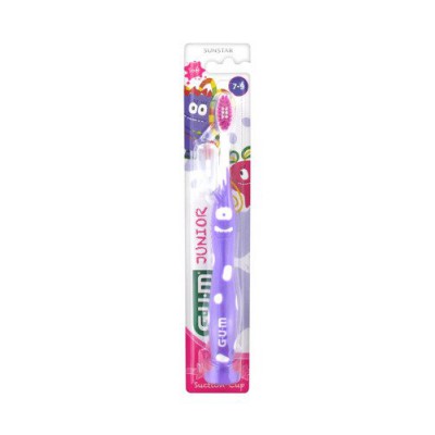 Miniaturka artykułu - #0 Sunstar GUM Szczoteczka  do zęb&oacute;w Monster Junior Soft  (6+ lat)