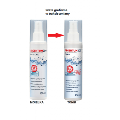Miniaturka artykułu - #0 AURA HERBALS Argentum200 mgiełka/tonik (50 ppm) Srebro Koloidalne - 150ml