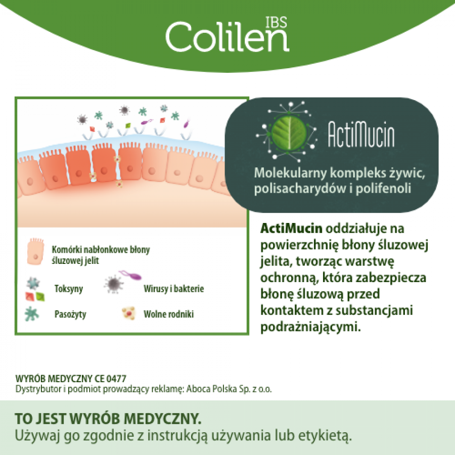 Miniaturka artykułu - #1 COLILEN IBS zesp&oacute;ł jelita drażliwego - 60 kapsułek