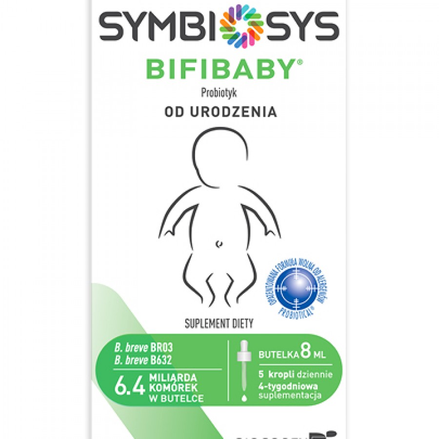 Miniaturka artykułu - #0 SYMBIOSYS Bifibaby krople - 8 ml