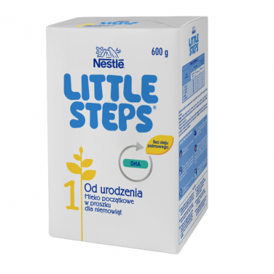 Miniaturka artykułu - #0 NESTLE LITTLE STEPS 1 mleko początkowe od urodzenia - 600g