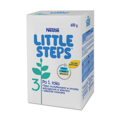 Miniaturka artykułu - #0 NESTLE LITTLE STEPS 3 mleko modyfikowane po 1 roku - 600g
