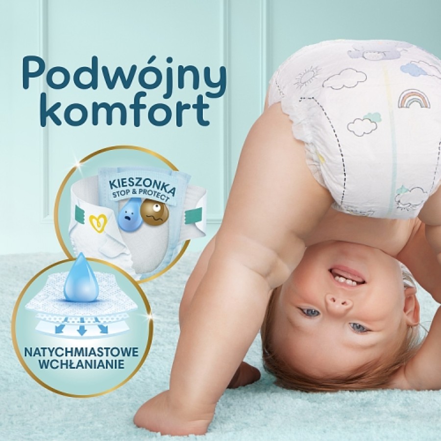 Miniaturka artykułu - #0 Pampers Premium Care 3 6-10kg 60szt. NEW