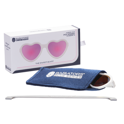 Miniaturka artykułu - #0 Babiators Okulary Blue series - The Sweetheart AGE 0-2 BLU-015