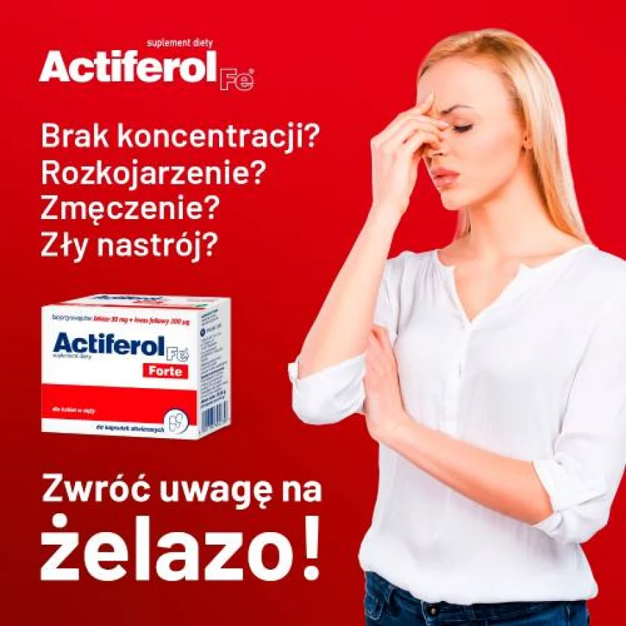 #3 – ActiFerol Fe Forte, 60 kapsułek