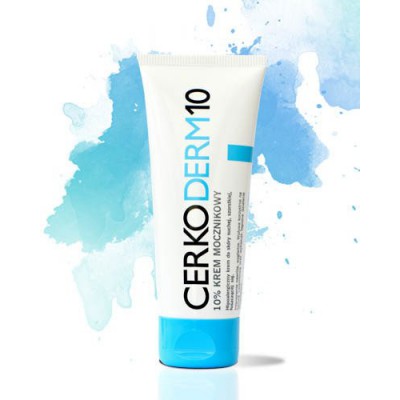 Miniaturka artykułu - #0 CERKODERM10 Krem 10% mocznikowy, 75 ml