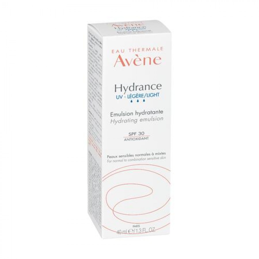 Miniaturka artykułu - #0 AVENE HYDRANCE UV Lekki krem nawilżający SPF 30, 40 ml