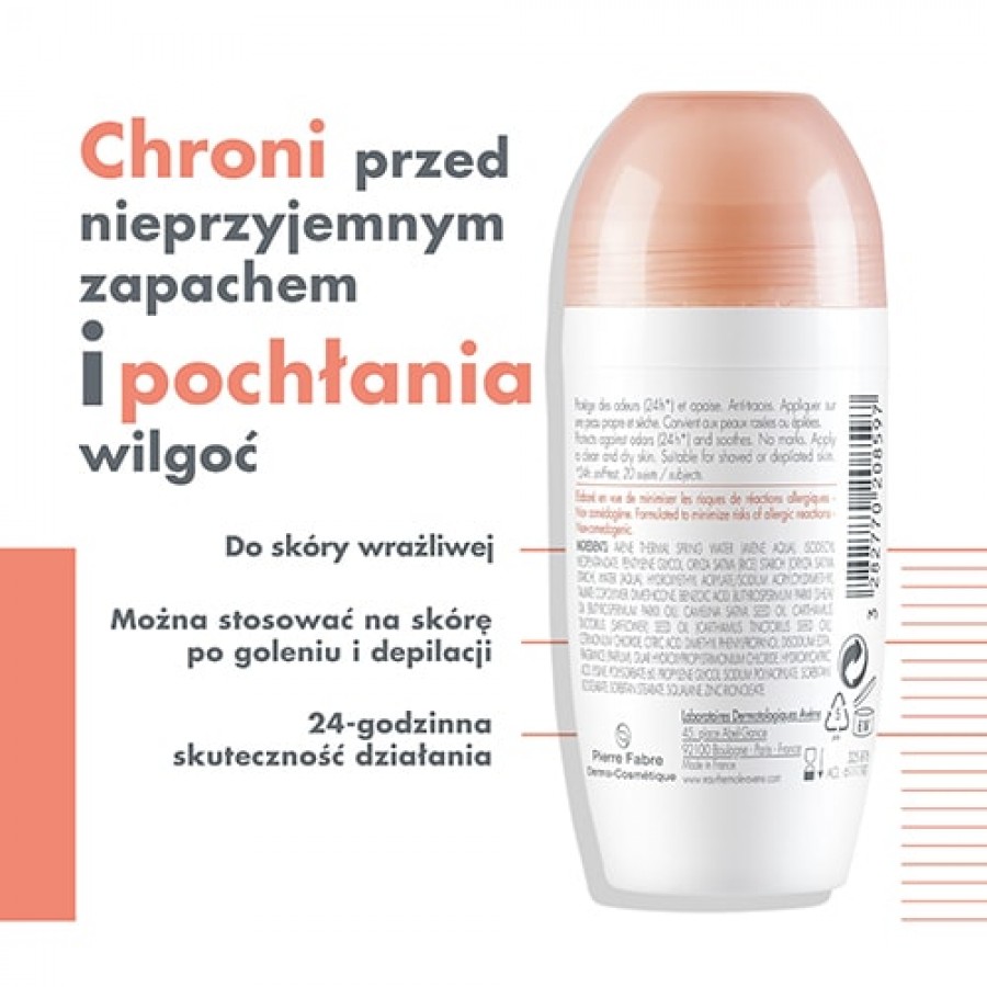 Miniaturka artykułu - #0 AVENE BODY Dezodorant 24H, 50ml