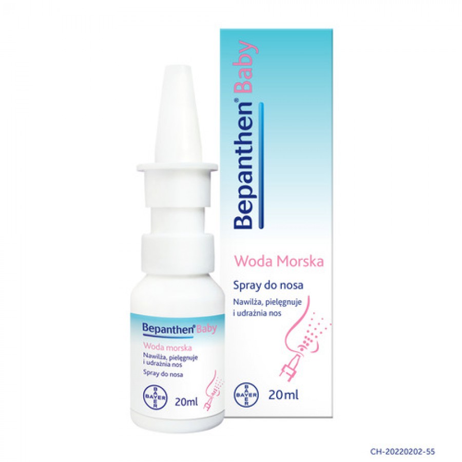 Miniaturka artykułu - #0 Bepanthen Baby Woda Morska Spray do nosa - 20ml