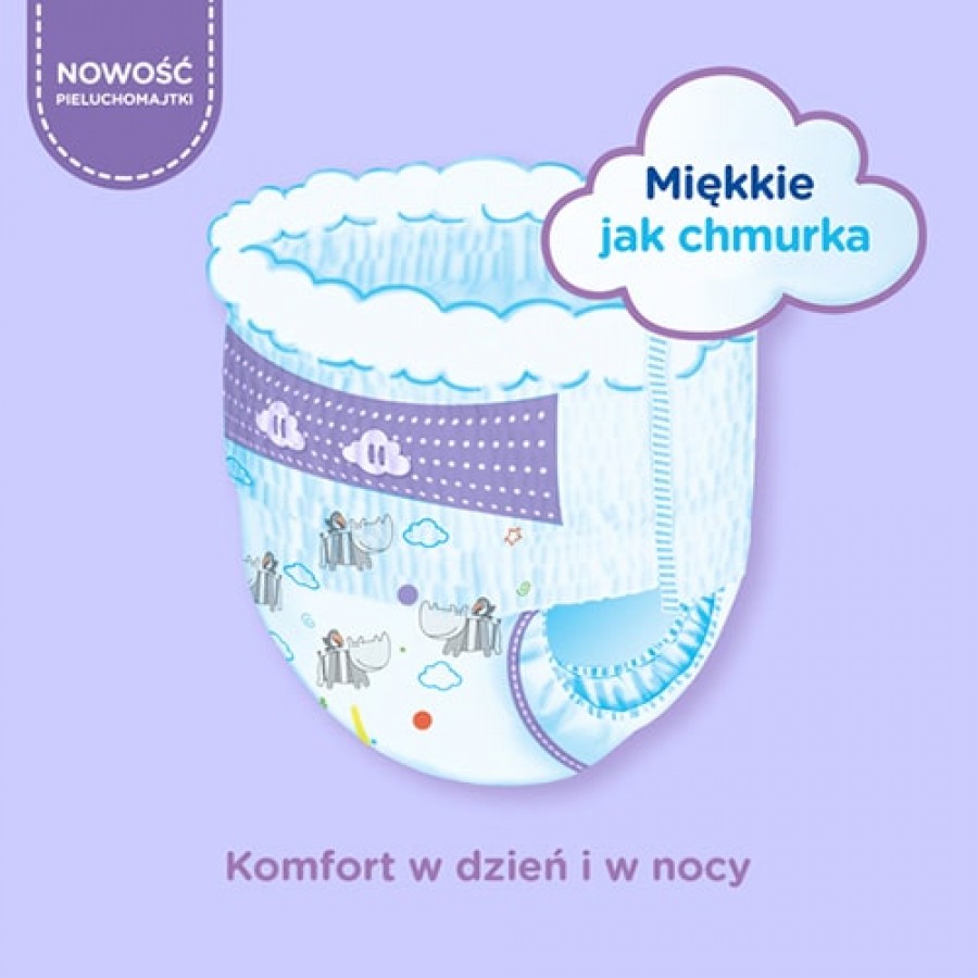 Miniaturka artykułu - #0 HUGGIES Pants Jumbo 5 Pieluchomajtki 12-17kg - 34szt.