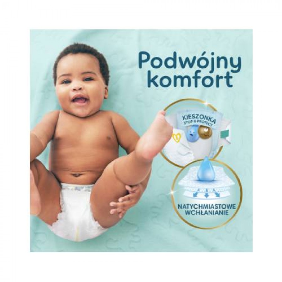 Miniaturka artykułu - #0 Pampers Premium Care Pieluszki dla dzieci rozmiar 2, 4-8kg, 68 szt.