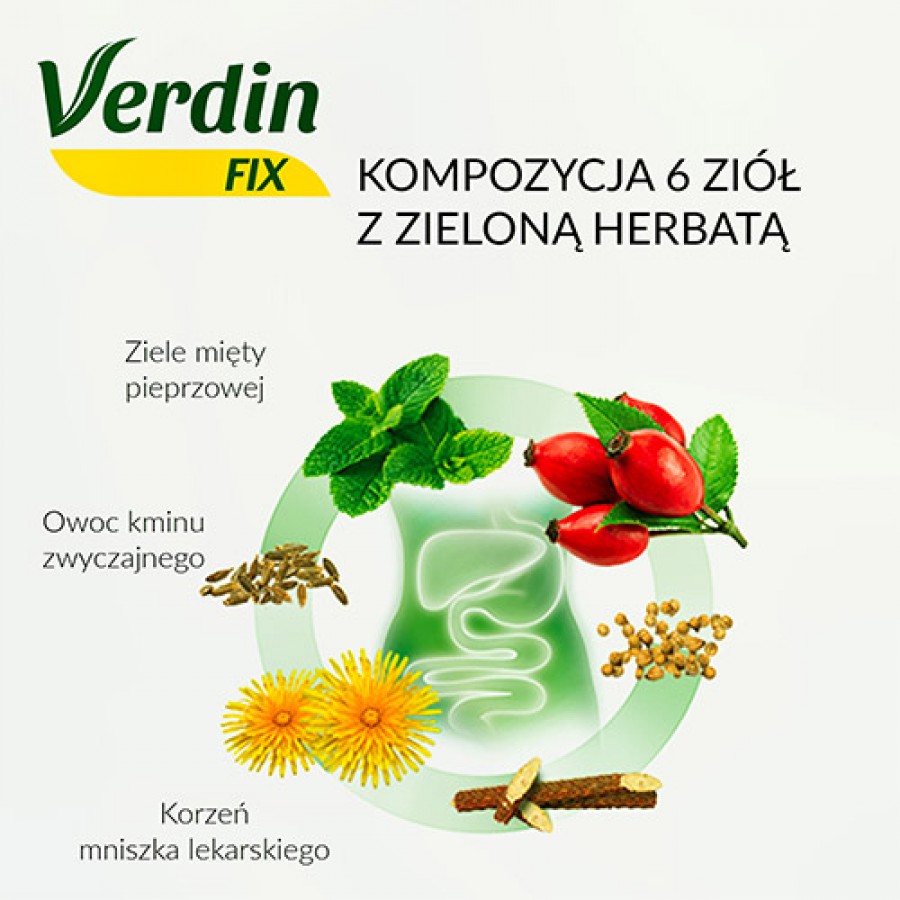 Zdjęcie produktu - 2 Verdin Fix z zieloną herbatą - 20 saszetek
