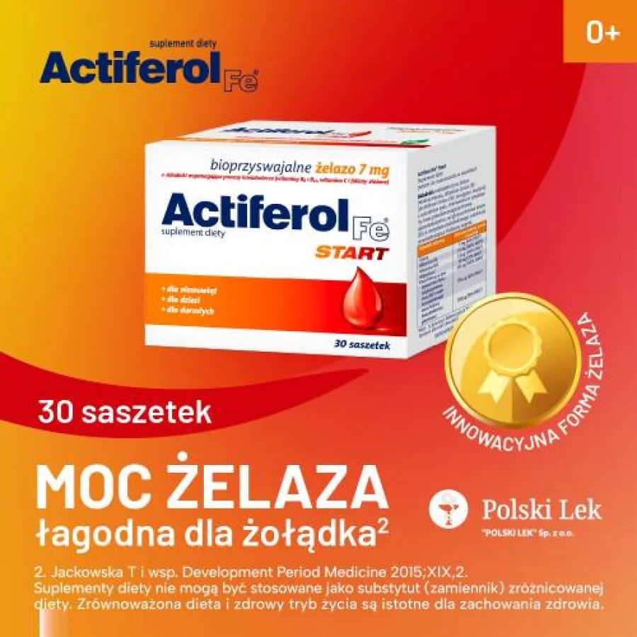 #0 – ActiFerol Fe START proszek - 30 sasz.