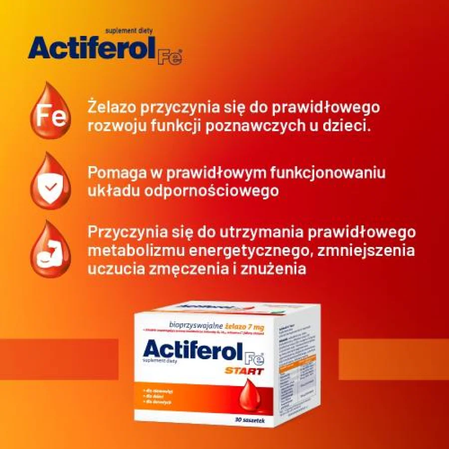 #1 – ActiFerol Fe START proszek - 30 sasz.