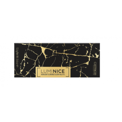 Miniaturka artykułu - #0 CATRICE Luminice Highlight & Bronze Glow Paleta rozświetlaczy 020, 12 g