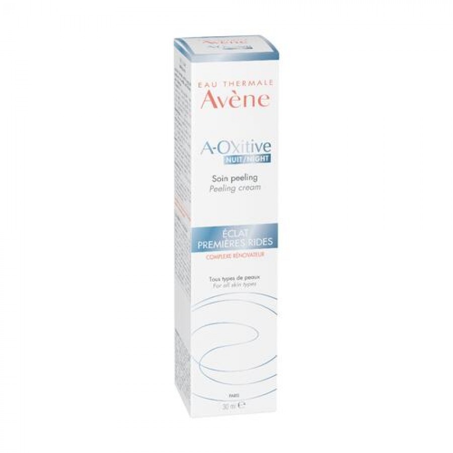 Miniaturka artykułu - #0 AVENE EAU THERMALE  A-OXITIVE Krem peelingujący na noc, 30ml