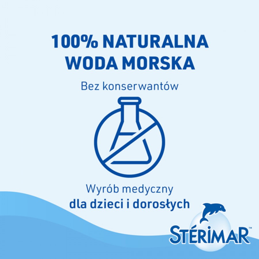 Zdjęcie produktu - 3 Sterimar Higiena Nosa Woda morska do nosa, spray, 100 ml