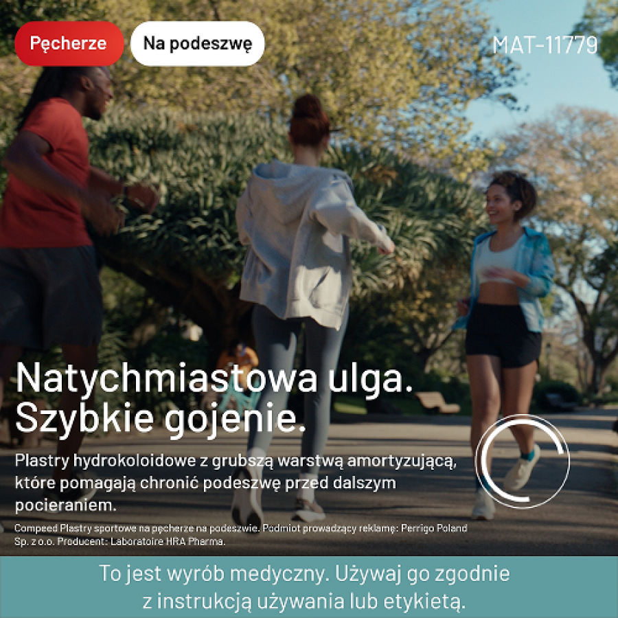 Miniaturka artykułu - #0 Compeed Plastry sportowe na pęcherze na podeszwie, 5 szt.
