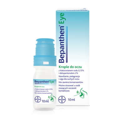 Zdjęcie produktu - 4 Bepanthen Eye krople do oczu, 10 ml